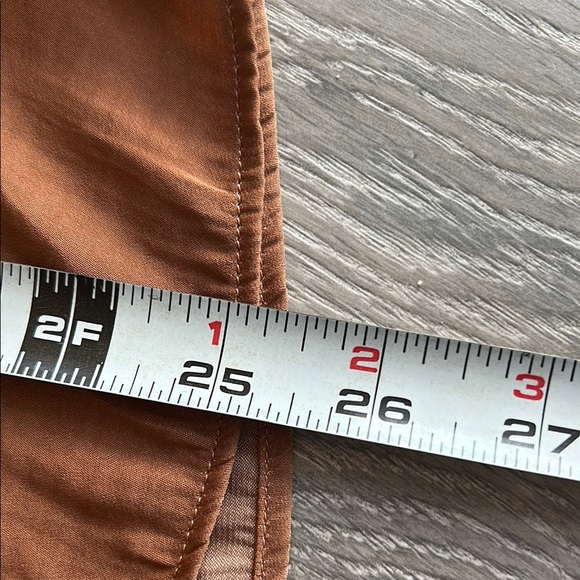 Women's Brown Ruffle Sleeve Top - Picture 4 of 6